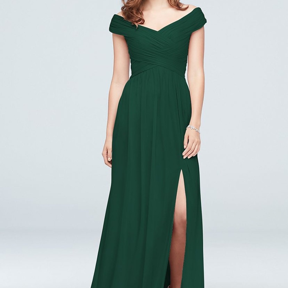 Bridesmaid dress- juniper green